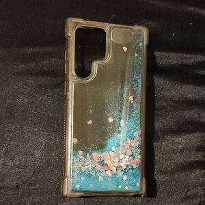Compatible with Samsung Galaxy S24 Ultra Liquid Case Glitter